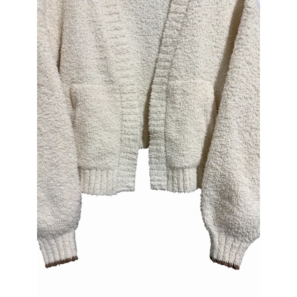 Athleta Girl Plush Knit Cardigan Magnolia White Girls Size‎ X-Large (14)